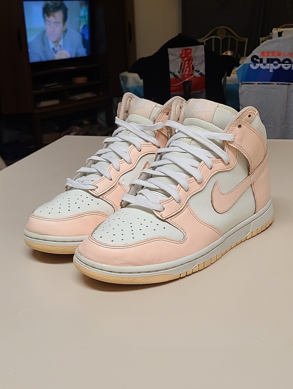 Nike Dunk High Crimson Tint hi top skateboard sneakers size 9.5